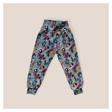 Load image into Gallery viewer, Space Rockets Baby &amp; Children&#39;s Cuffed Trousers • MADE TO ORDER • Kids •

