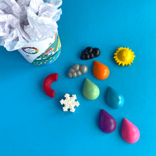 Load image into Gallery viewer, Wax Crayons &#39;Weather&#39; Gift Tub • READY TO SHIP •
