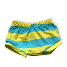 Load image into Gallery viewer, Yellow &amp; Blue Striped Bummies • READY TO SHIP •
